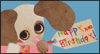Dog cutout animation: Free Birthday ecard from Egreetings