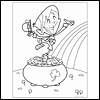 Pot O' Gold -- St. Patrick's Day Coloring Sheets project from Yahoo! Greetings