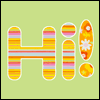 Just Saying, "Hi!" --  project from Yahoo! Greetings