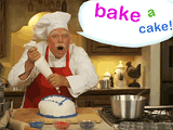 Cake Makin with Baker Bob (Personalized Name) 