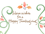 Warm Thanksgiving Wishes 