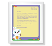 Letter from the Easter Bunny 