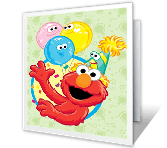 Elmo says Happy Birthday 
