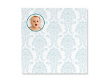 Eco Notepad - Blue Damask