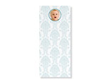 Eco Refrigerator Notepad - Blue Damask