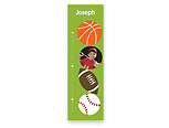 Growth Chart Wall Cling - Sports