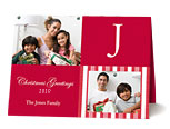 Holiday card - Red Stripes