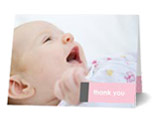 Pink Dottie Thanks (set of 12)