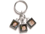 Key Ring with 3 Mini-Photo Charms