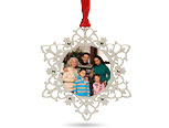 Ceramic Filigree Snowflake Ornament