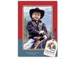Classic - 5x7 Merry Christmas & Happy New Year Tag - vertical