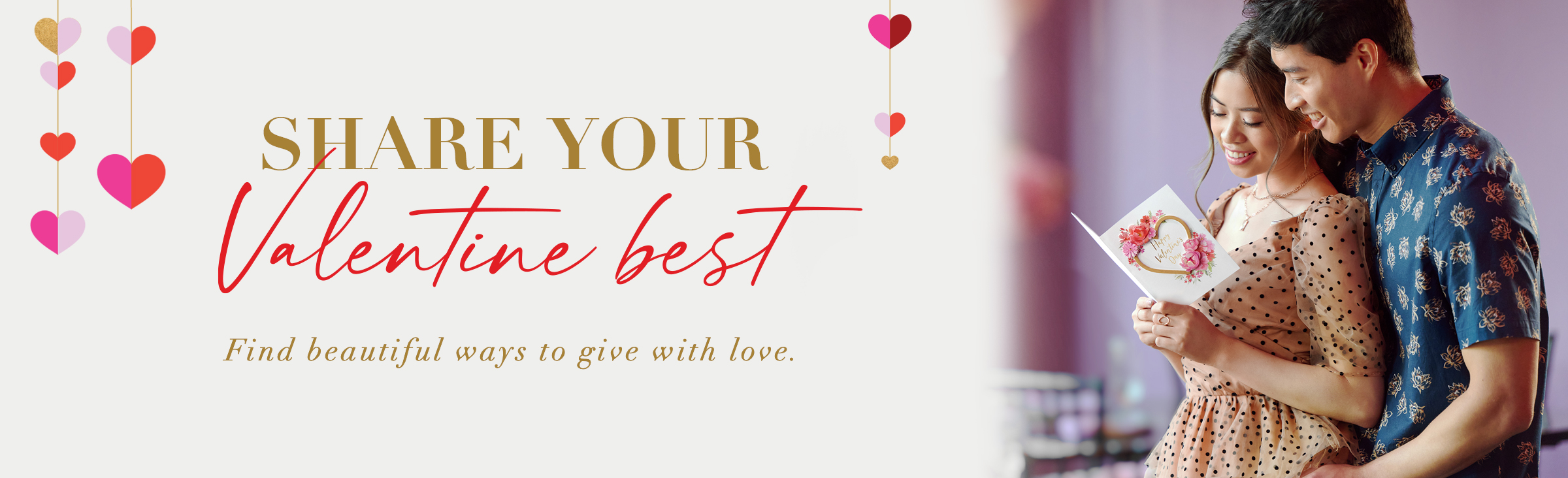 Share your Valentine best Find beautiful ways to give with love