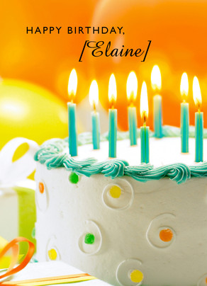 Cake Candles Birthday Happy Birthday Card Cardstore