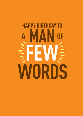 few words birthday happy