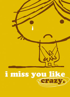 miss you like crazy miss you card cardstore