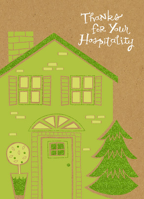 New 70 Thank You Card Hospitality