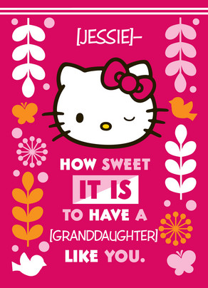 Hello Kitty For Granddaughter