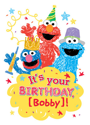 Sesame Street Birthday Happy Birthday Card | Cardstore