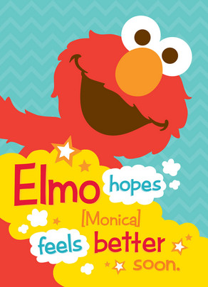elmo hopes get well card cardstore getwell cards