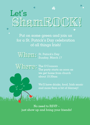 lets shamrock st patrick