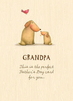 Download Cute Grandpa Dog Father's Day Card | Cardstore
