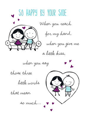 cute romantic stick figures