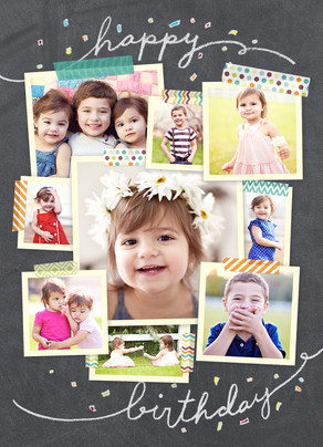 collage birthday cards