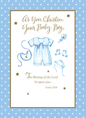 baby boy christening outfit