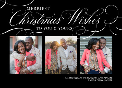 formal christmas card
