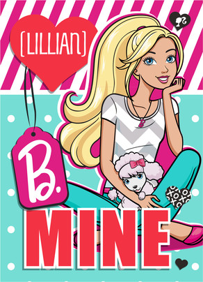 Barbie B. Mine Valentine Card Valentine's Day Card | Cardstore