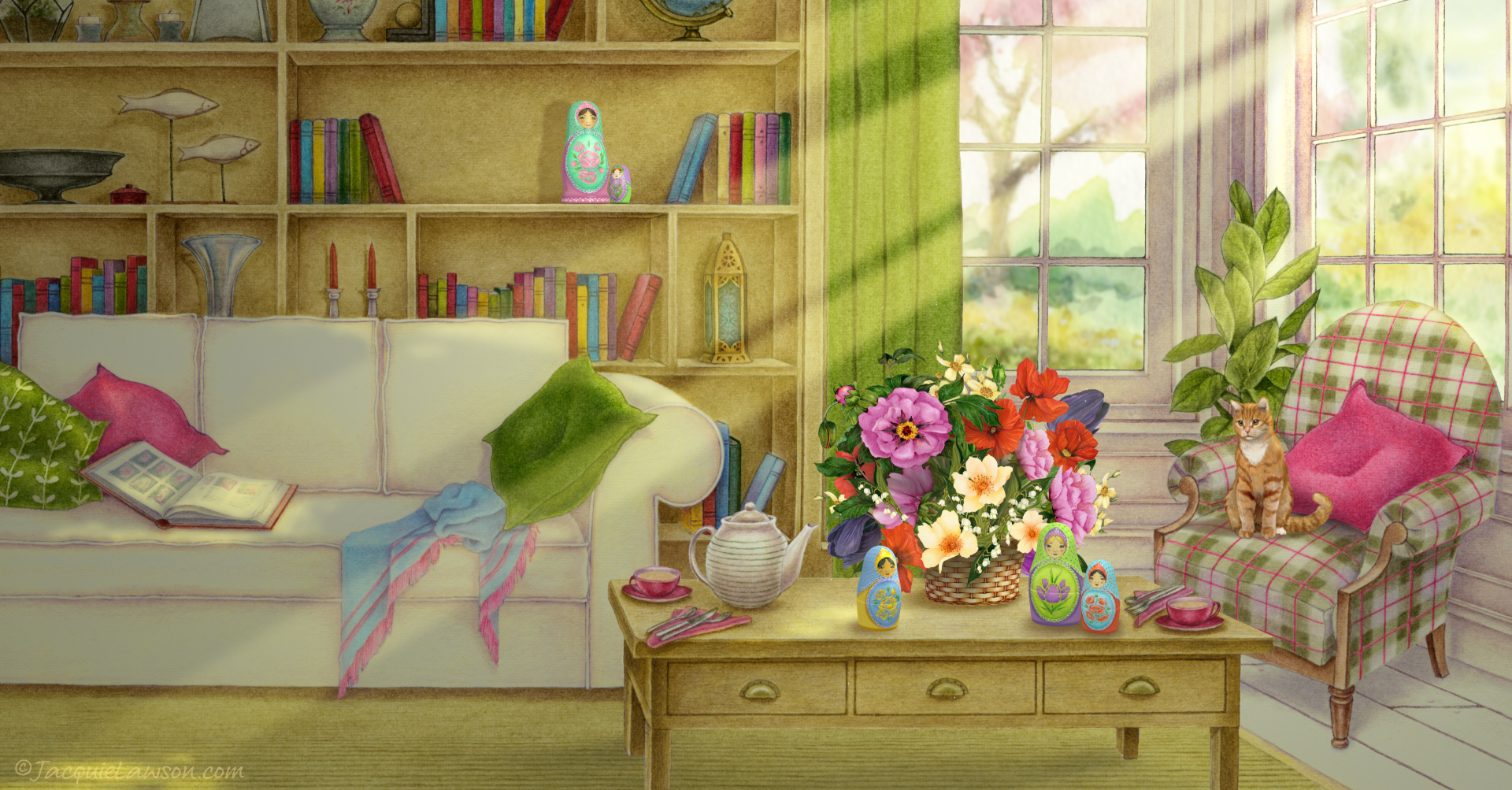 Matryoshka Magic Jacquie Lawson Cards