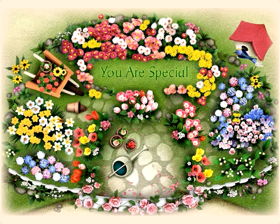 "Garden of Wishes" ecard Blue Mountain