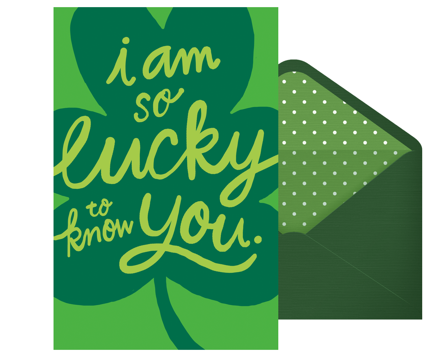 "Lucky to Know You" | Creatacard™ | Blue Mountain
